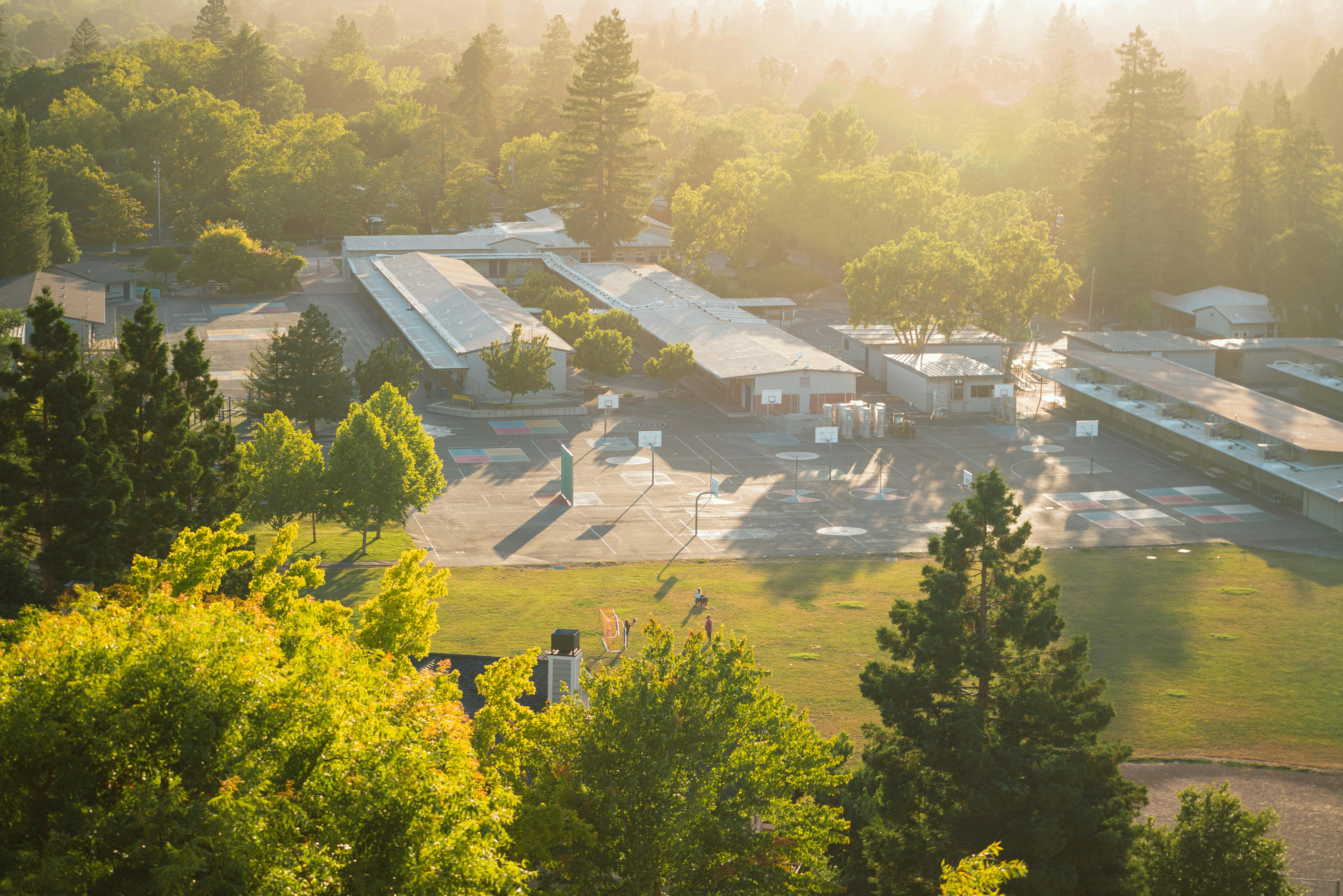 Students at annual day opening ceremony